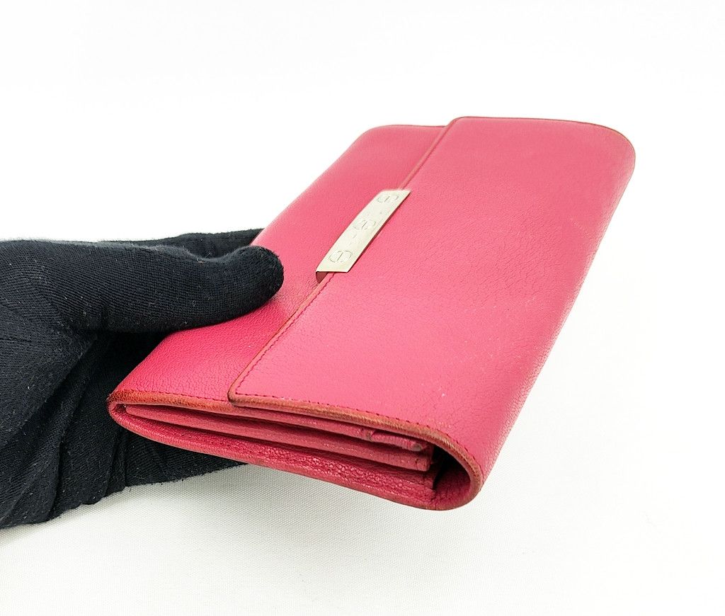Cartier authentic CARTIER LOVE fuchsia long leather wallet Size ONE SIZE - 8 Thumbnail