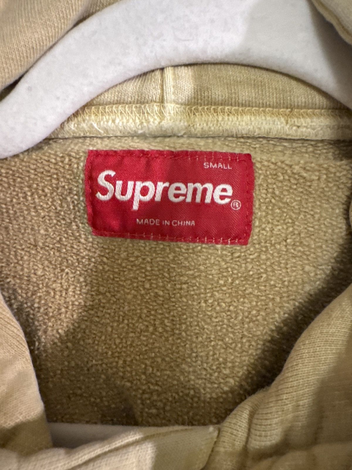 Supreme Supreme overdyed gold pullover hoodie Size US S / EU 44-46 / 1 - 2 Thumbnail