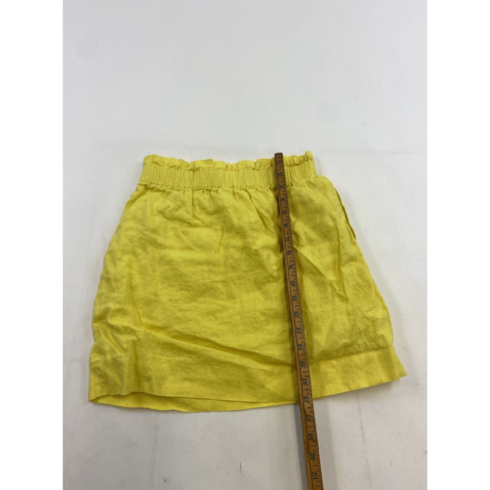 J.Crew J.CREW Skirt Women’s 2 Yellow Pockets Elastic Waist Short Modern Pockets Womens 2 Yellow Size 26" / US 2 / IT 38 - 7 Thumbnail