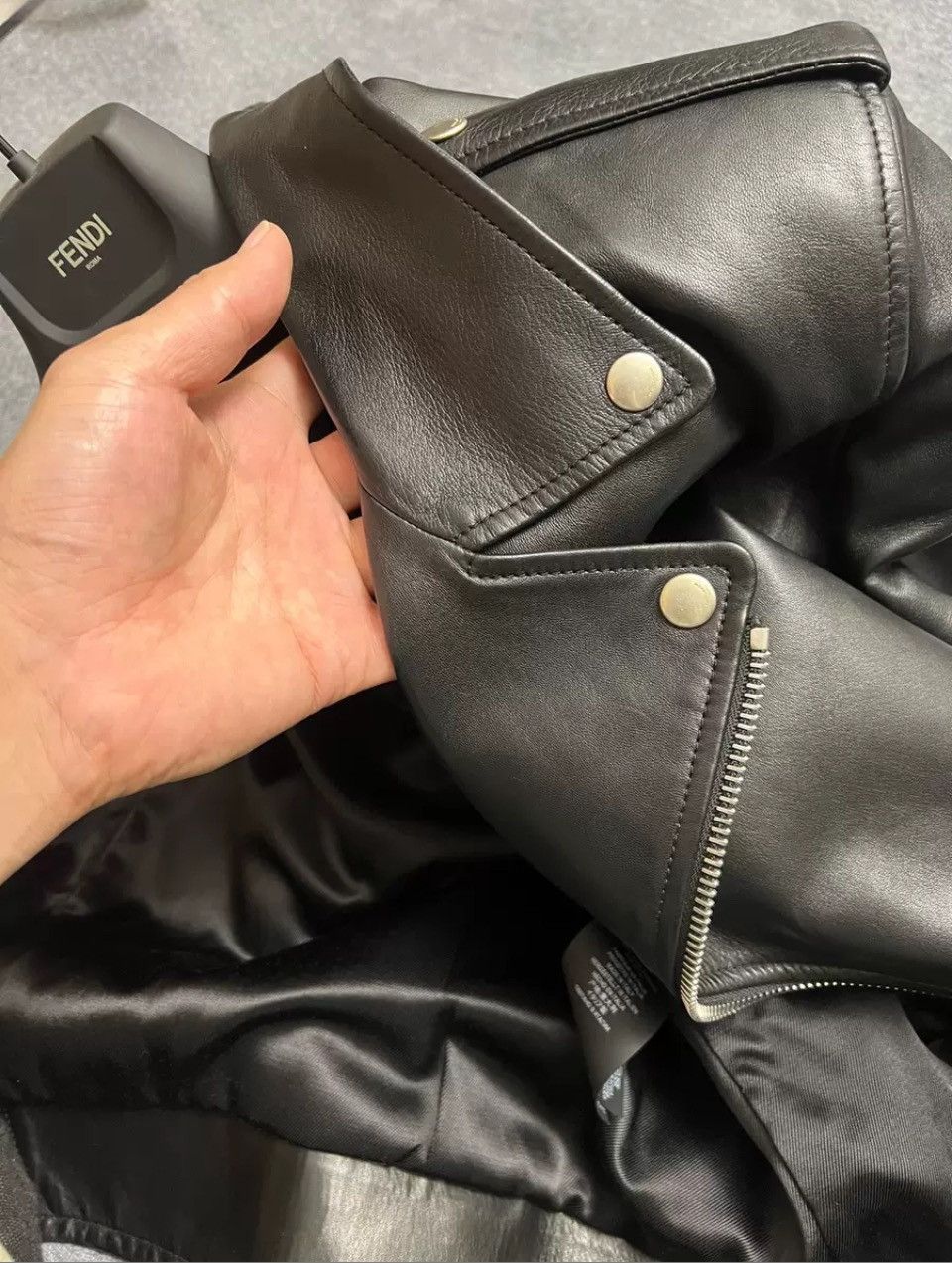 Saint Laurent Paris Saint Laurent Paris L01 leather jacket Size US L / EU 52-54 / 3 - 5 Thumbnail