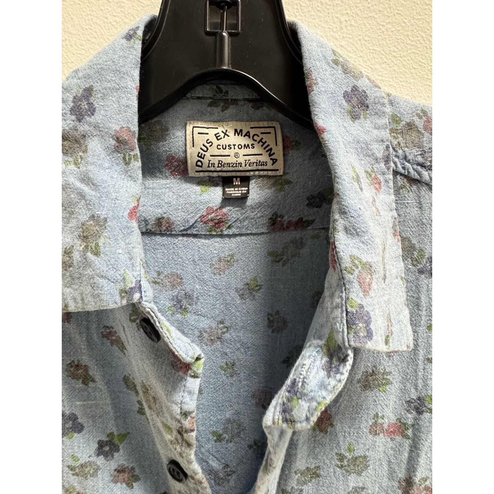 Deus Ex Machina Deus Ex Machina Floral Shirt – Vintage Wash – Size M Size US M / EU 48-50 / 2 - 3 Thumbnail