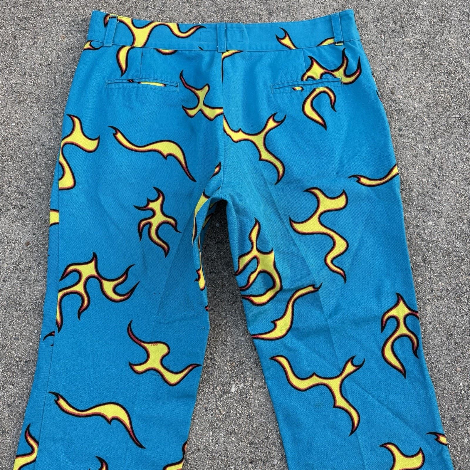 Golf Wang × Tyler The Creator Golf Wang Blue Flame Chino Pants Size 36 Tyler the Creator Size US 36 / EU 52 - 5 Thumbnail