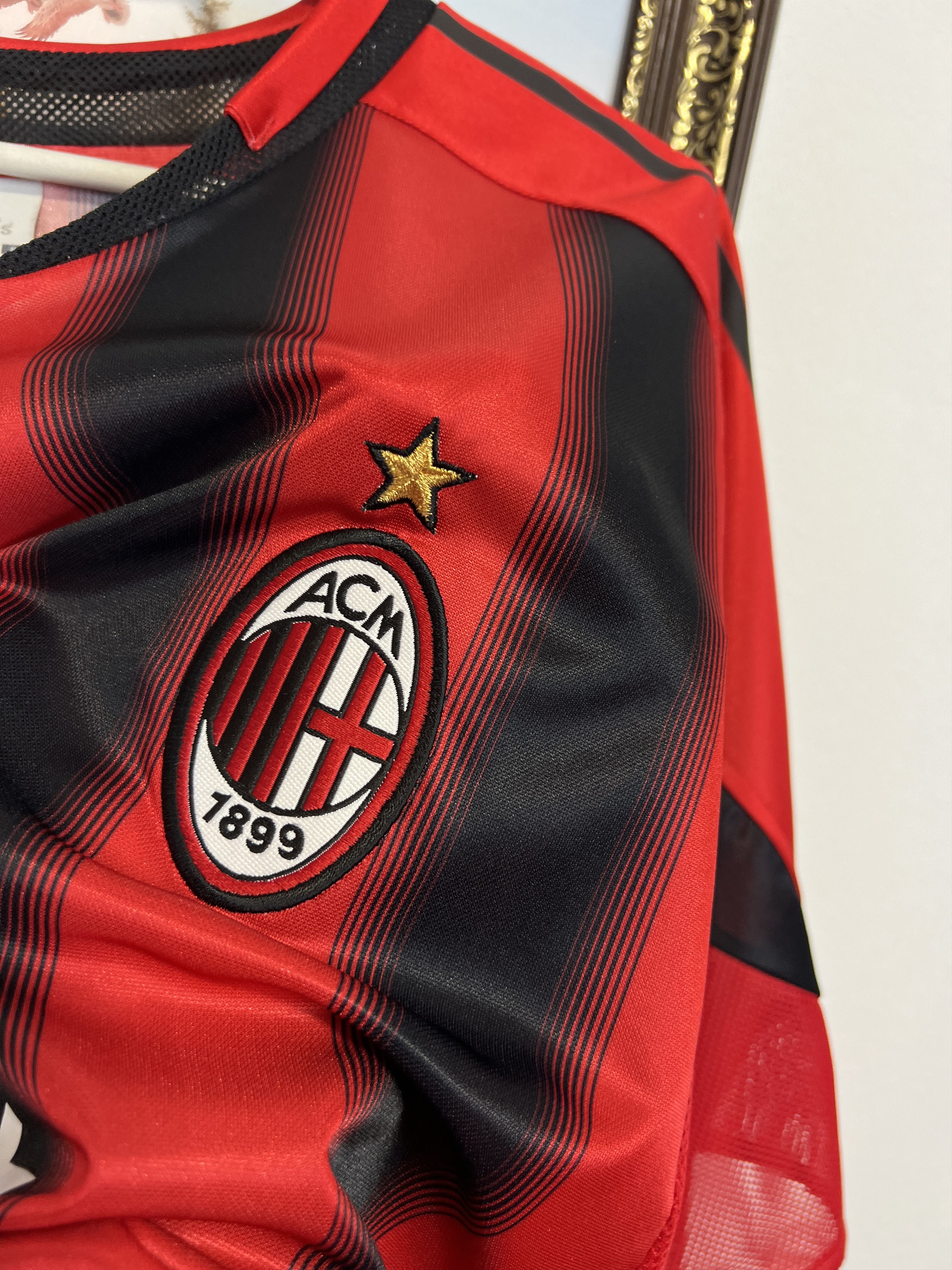 Adidas AC Milan Home football shirt Soccer Jersey Maglia Trikot Size US XL / EU 56 / 4 - 4 Thumbnail