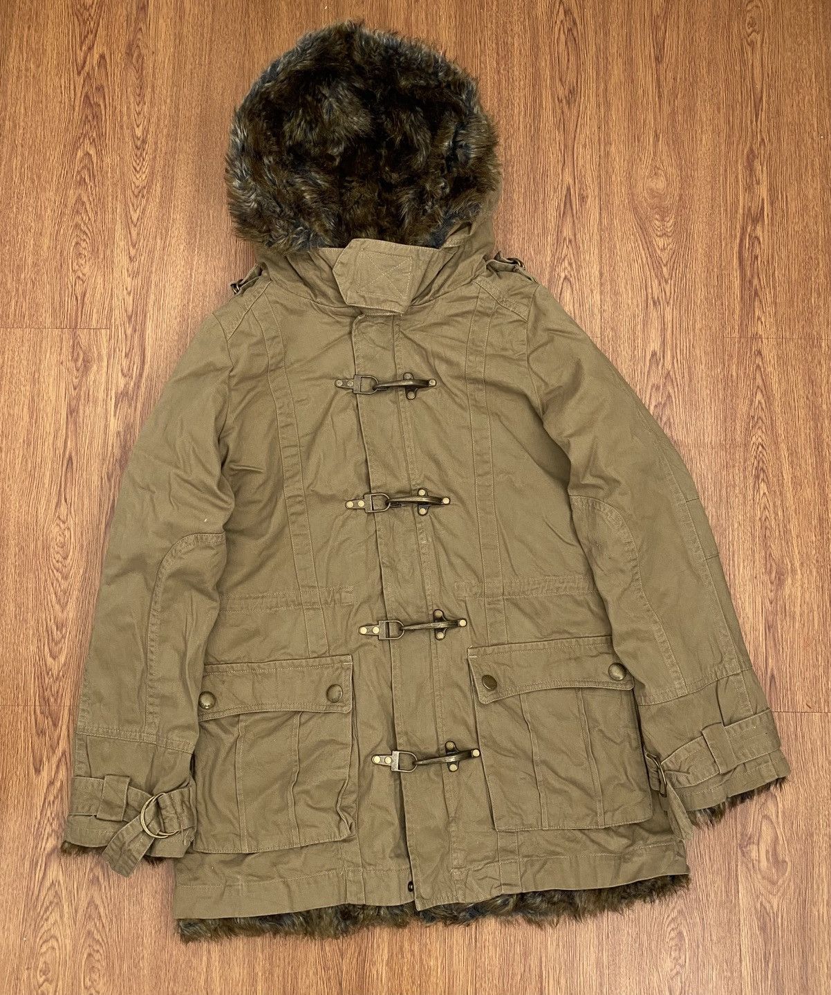 If Six Was Nine × Japanese Brand × Le Grande Bleu (L.G.B.) Egoist fur parkas jacket Size US L / EU 52-54 / 3 - 1 Thumbnail