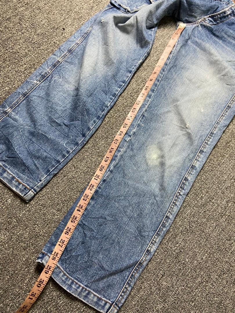 Japanese Brand AVARICE Brand Distressed Cargo Jeans (197) Size US 30 / EU 46 - 7 Thumbnail