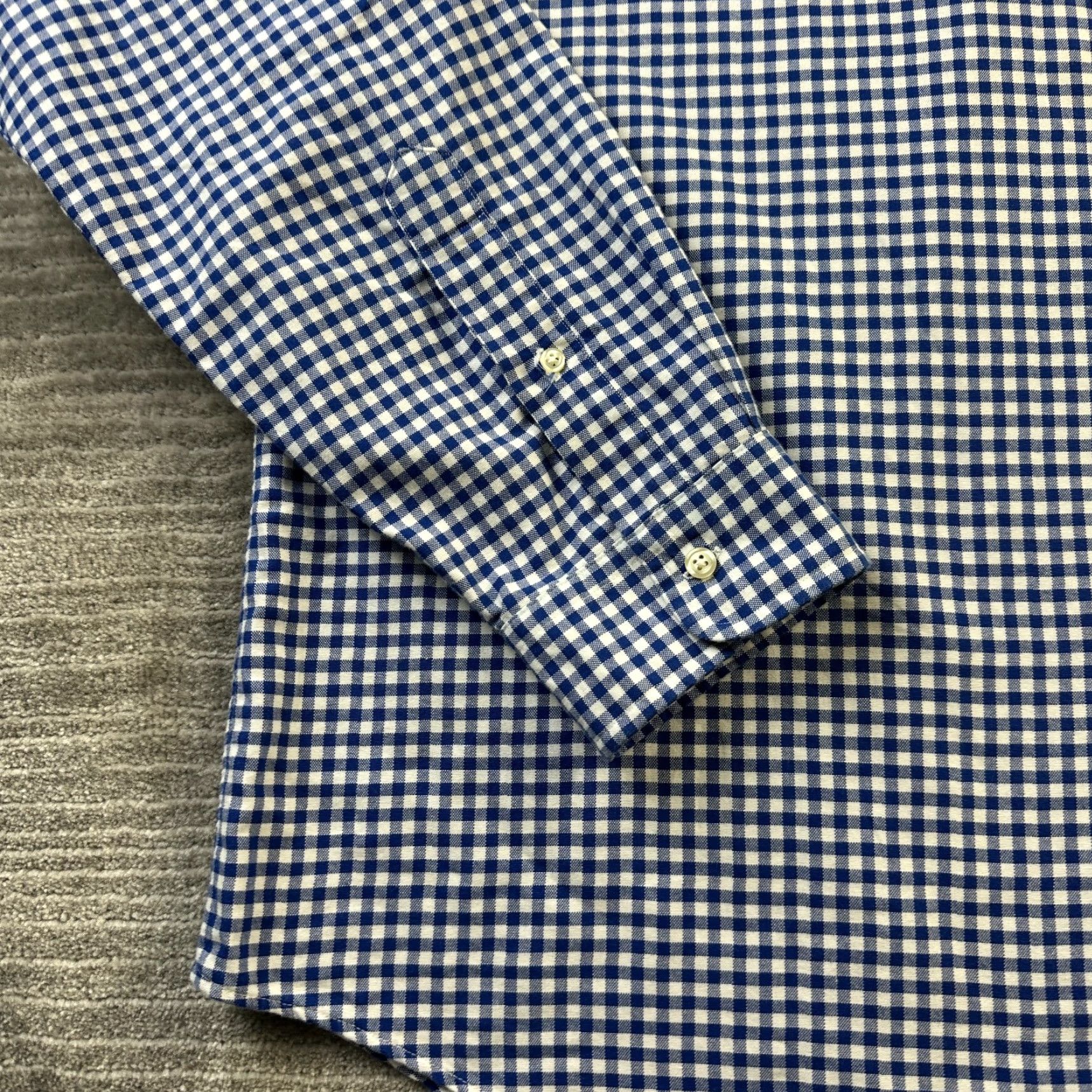 Ralph Lauren Ralph Lauren Shirt Mens 2XL Blue Oxford Button Up Gingham Plaid Pony Size US XXL / EU 58 / 5 - 5 Thumbnail