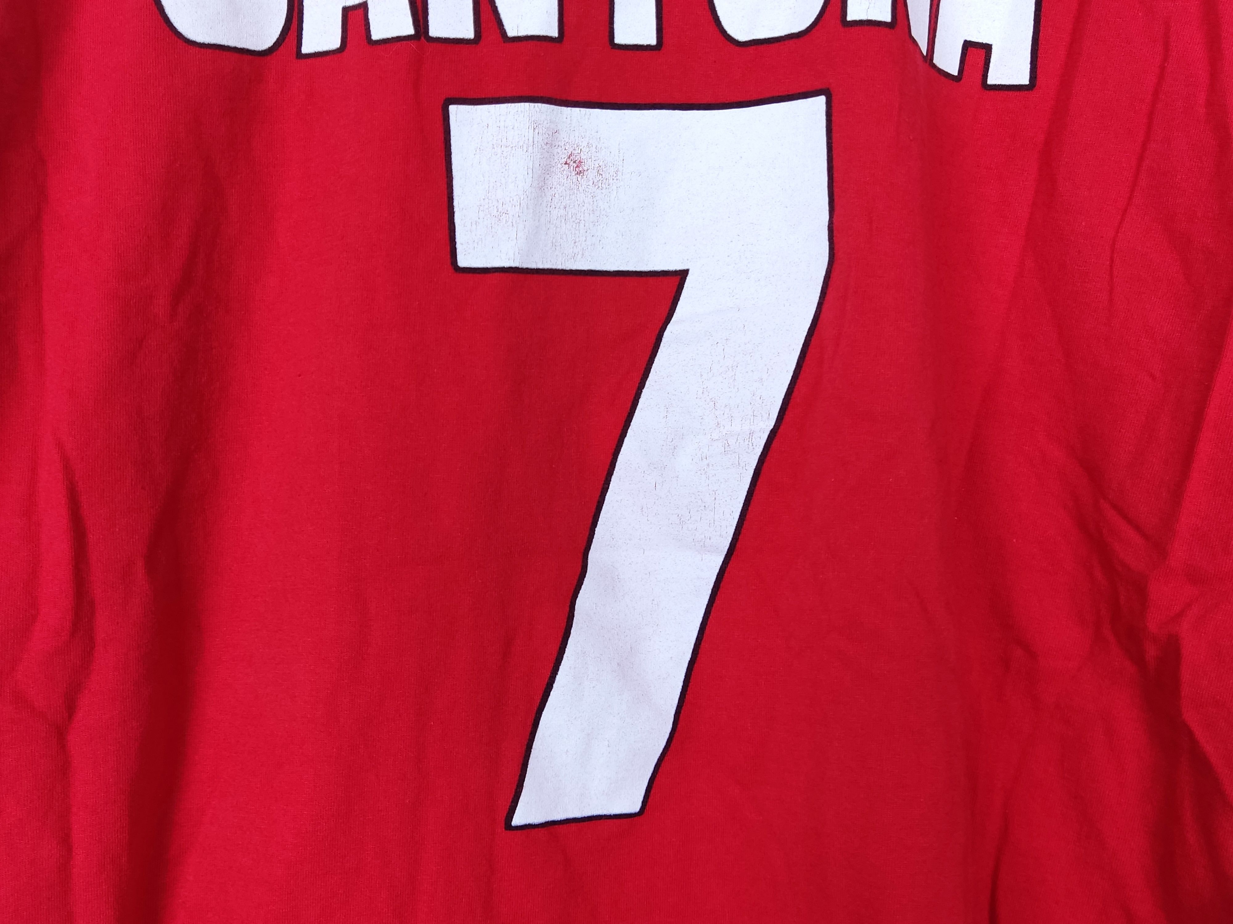 Fruit Of The Loom Vintage Eric Cantona #7 Tee. Size - XXL Size US XXL / EU 58 / 5 - 5 Thumbnail