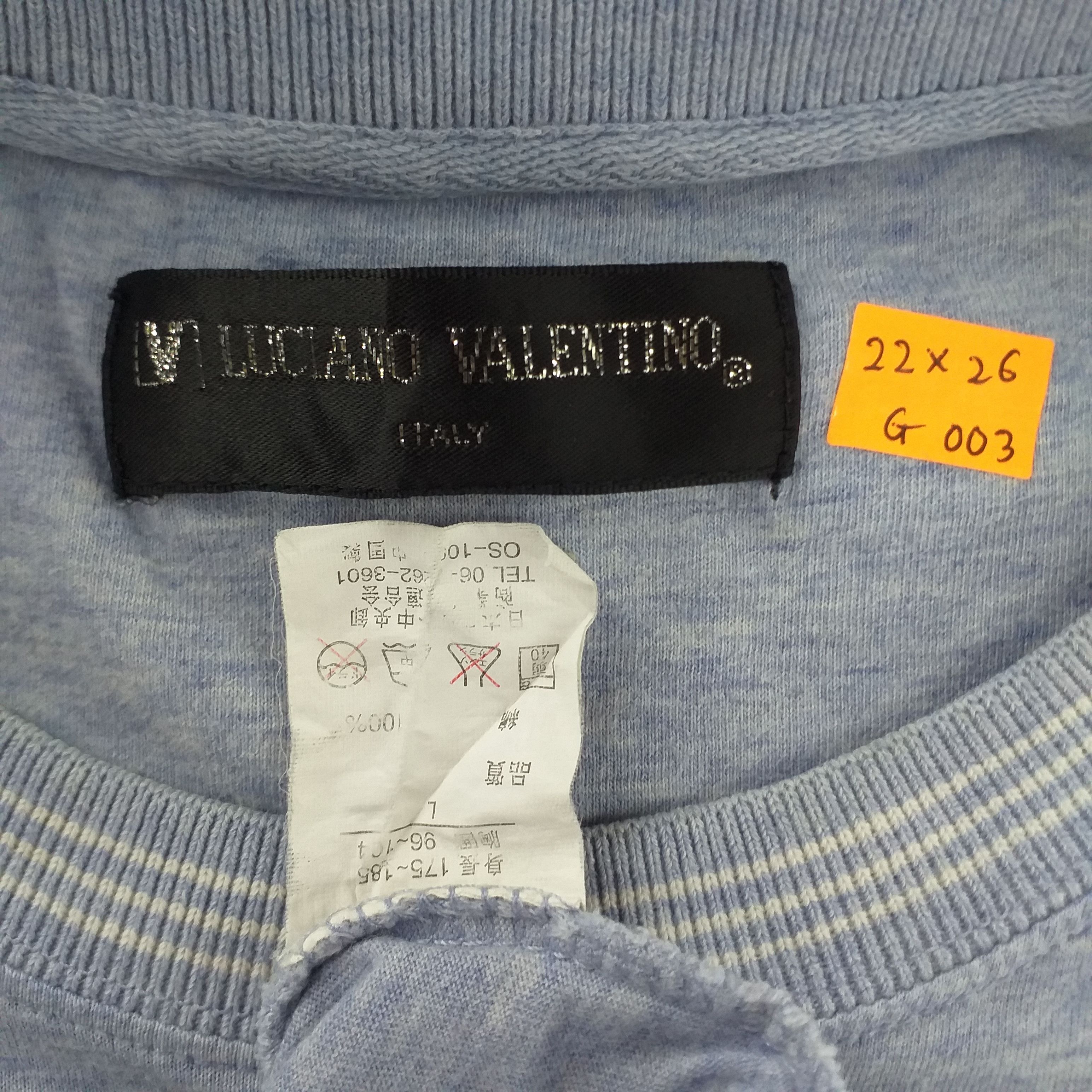 Japanese Brand Luciano Valentino Signature Italian Designer TShirt -G003 Size US L / EU 52-54 / 3 - 3 Thumbnail