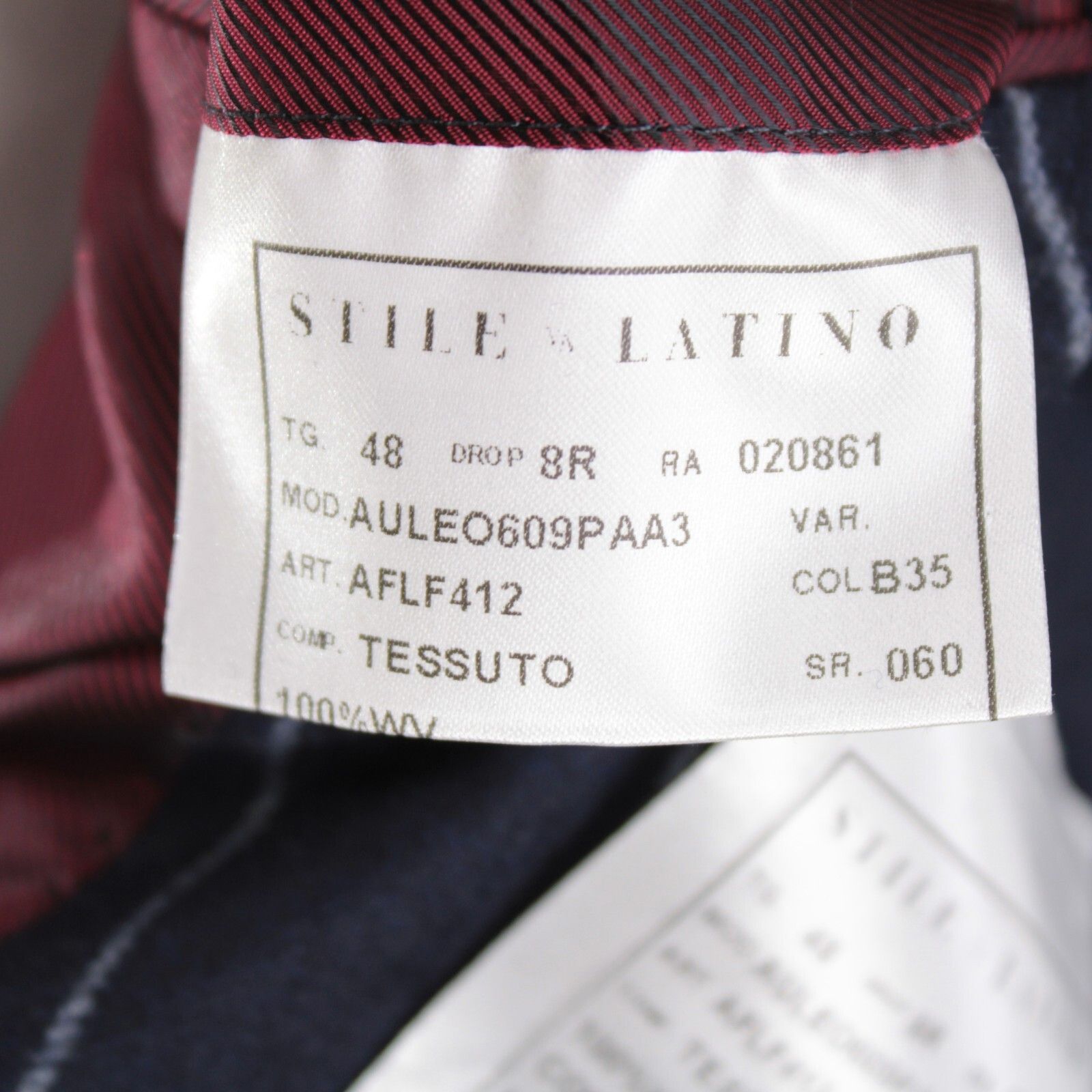 Other Stile Latino Suit Size US 38 Regular in Blue Size 38R - 9 Thumbnail