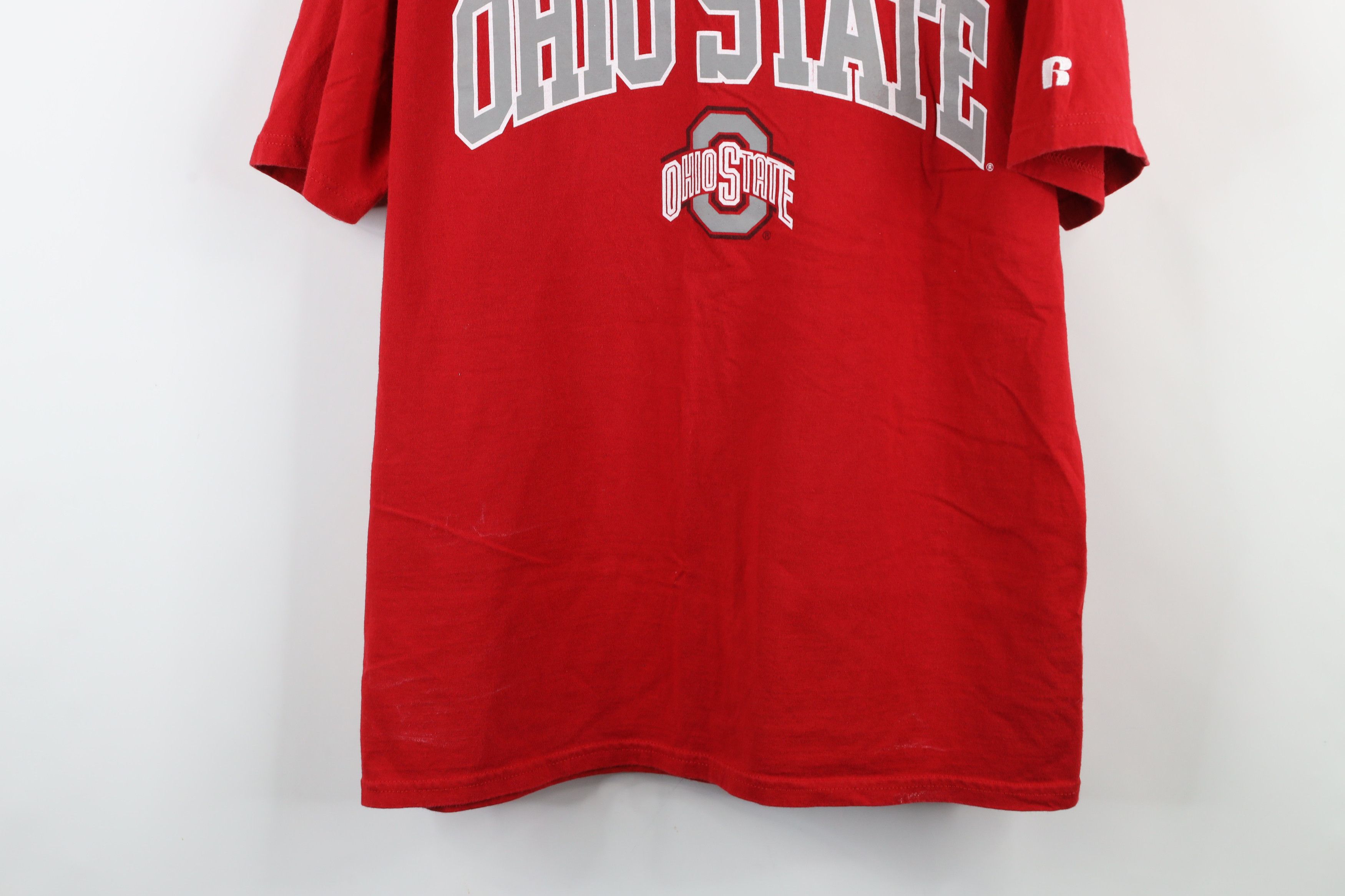 Russell Athletic × Vintage Vintage 90s Russell Athletic Ohio State University T-Shirt Size US L / EU 52-54 / 3 - 3 Thumbnail