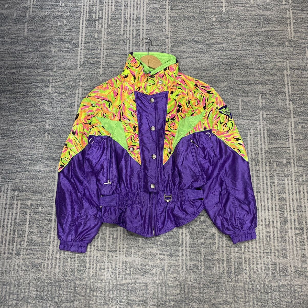Descente × Vintage Vintage Descente Ski Winter Jacket 80s 70s Era Crop Size L / US 10 / IT 46 - 1 Thumbnail