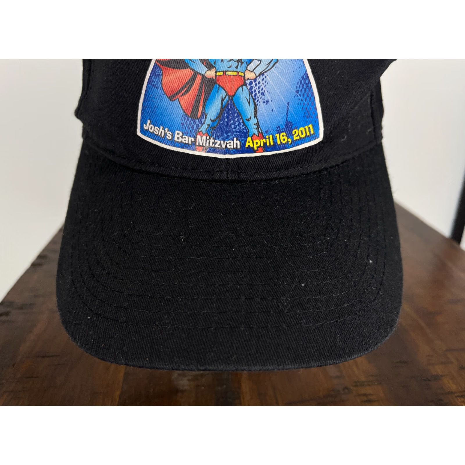 Vintage VINTAGE Josh's Bar Mitzvah Hat Cap Snap Back Adult One Size Black Cotton Twill Size ONE SIZE - 3 Thumbnail