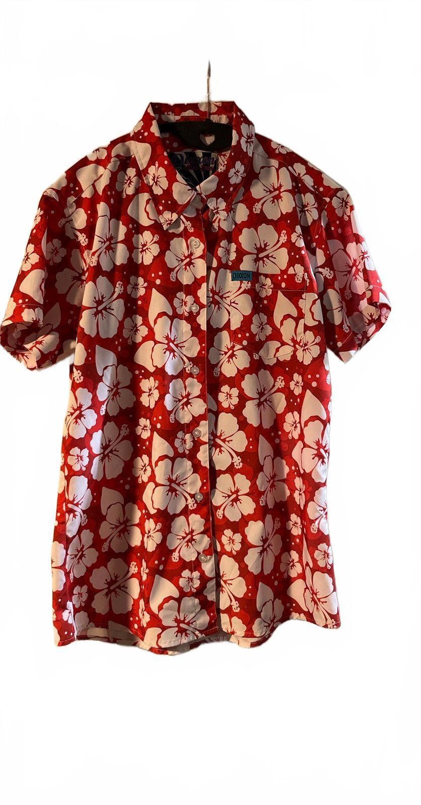 Dixxon Hawaiian Floral Shirt - Dixxon Bamboo Button up - Size L Size L / US 10 / IT 46 - 1 Thumbnail