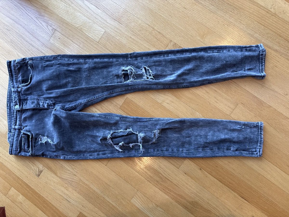 Ksubi Ksubi Distressed Skinny Denim Black Washed Size US 32 / EU 48 - 9 Thumbnail