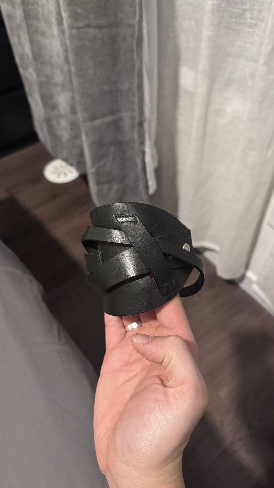 Ann demeulemeester Leather bracelett