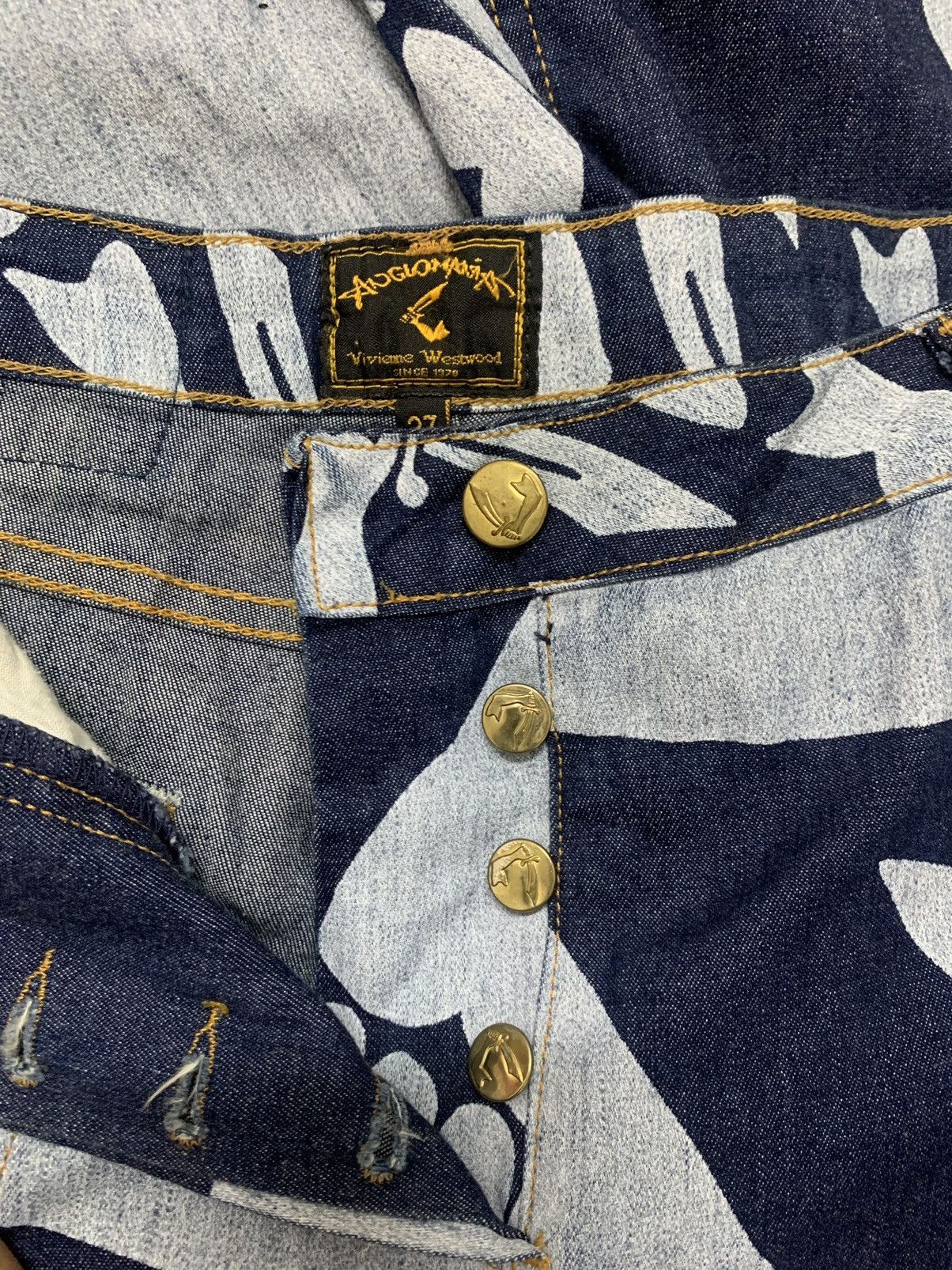 Vivienne Westwood 90s vivienne westwood swords denim Size US 29 - 15 Thumbnail