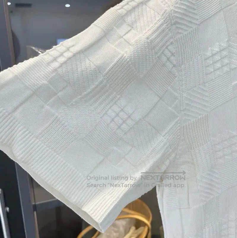 Louis Vuitton Louis Vuitton White Women's T. Size L / US 10 / IT 46 - 4 Thumbnail