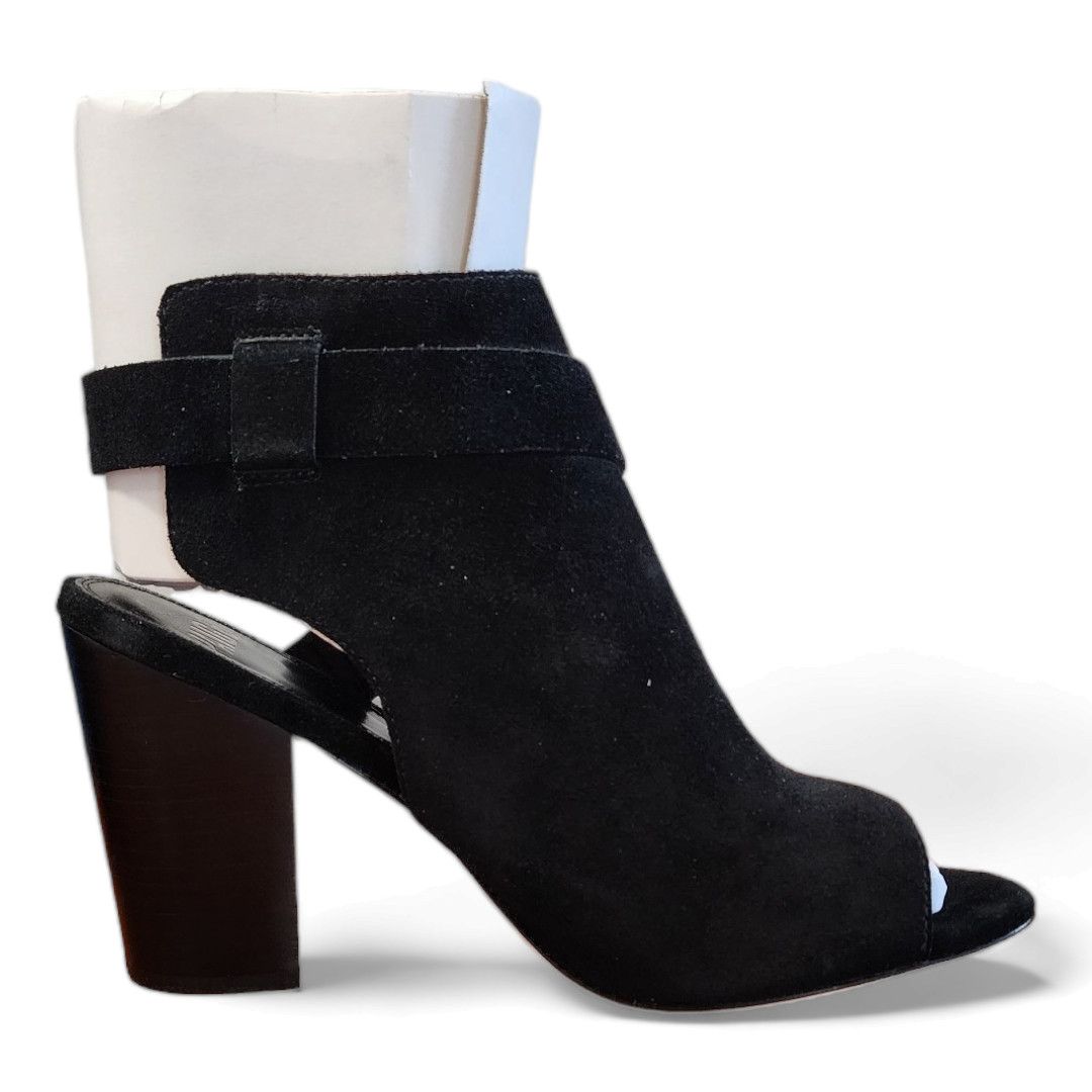 Paige Paige Mimi Black Suede Block Heel Bootie Women's Size 10.5 Size US 10.5 / IT 40.5 - 6 Thumbnail