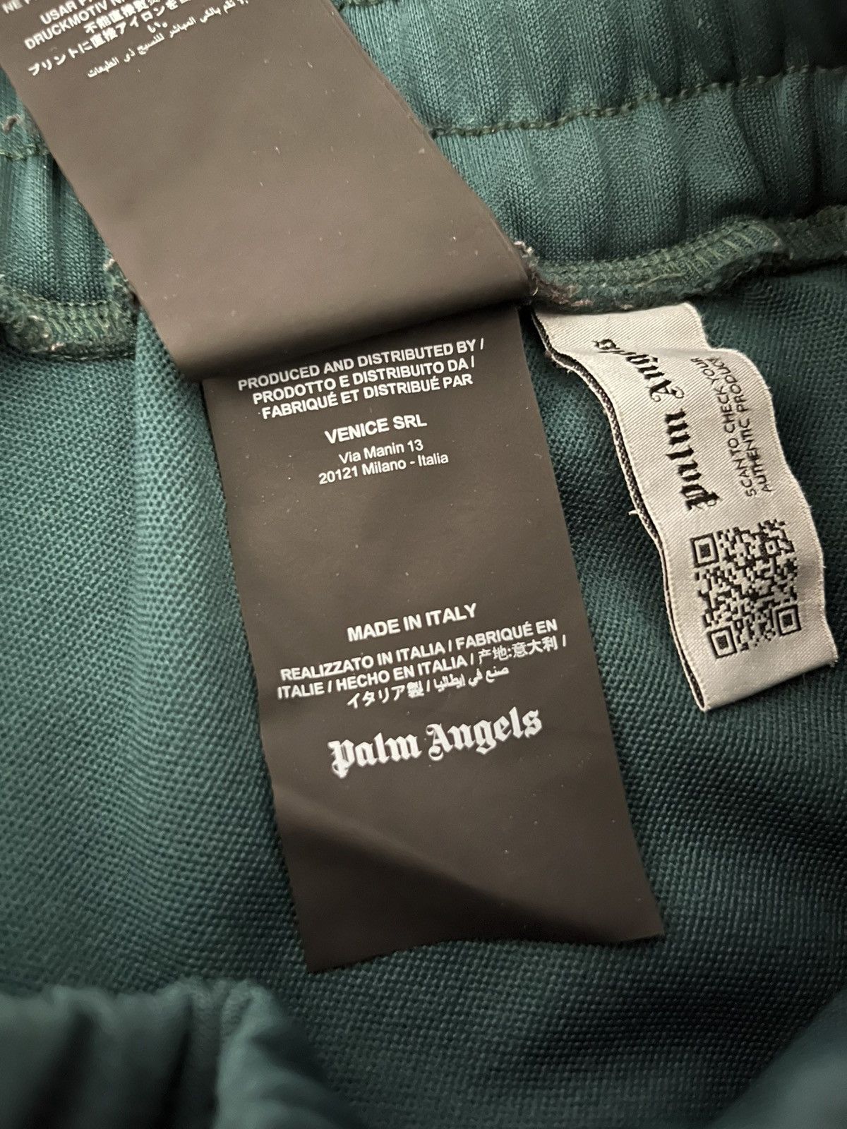 Palm Angels Palm angels green/ white classic track pants size XS Size US 29 - 5 Thumbnail