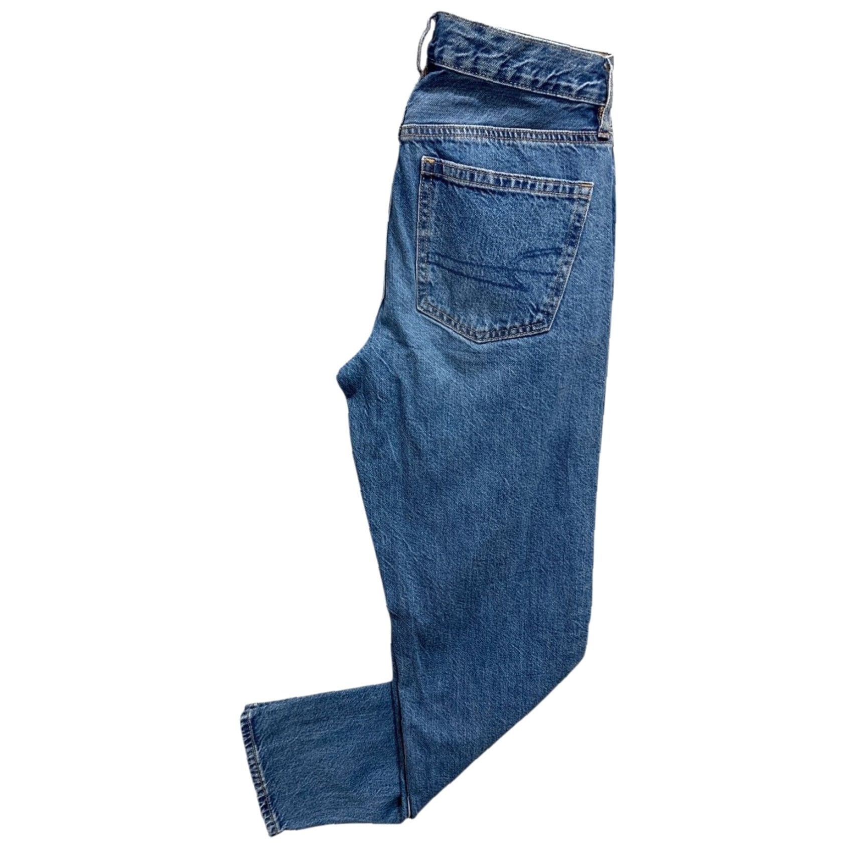 Vintage VINTAGE American Eagle Jeans Womens 90s Straight Leg Denim Size 0 Blue Womens Size 25" / US 0 / IT 36 - 2 Thumbnail