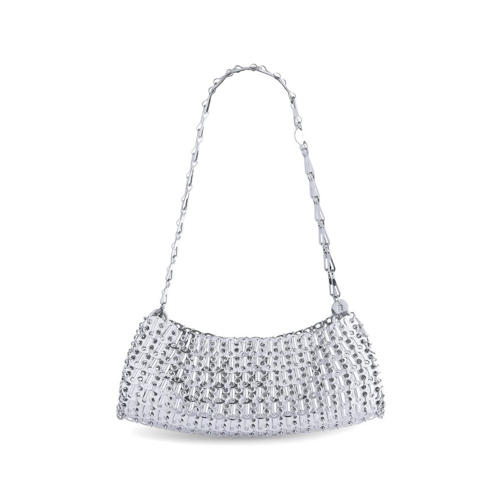 Paco Rabanne Rabanne SILVER Shoulder Bags Size ONE SIZE - 1 Thumbnail