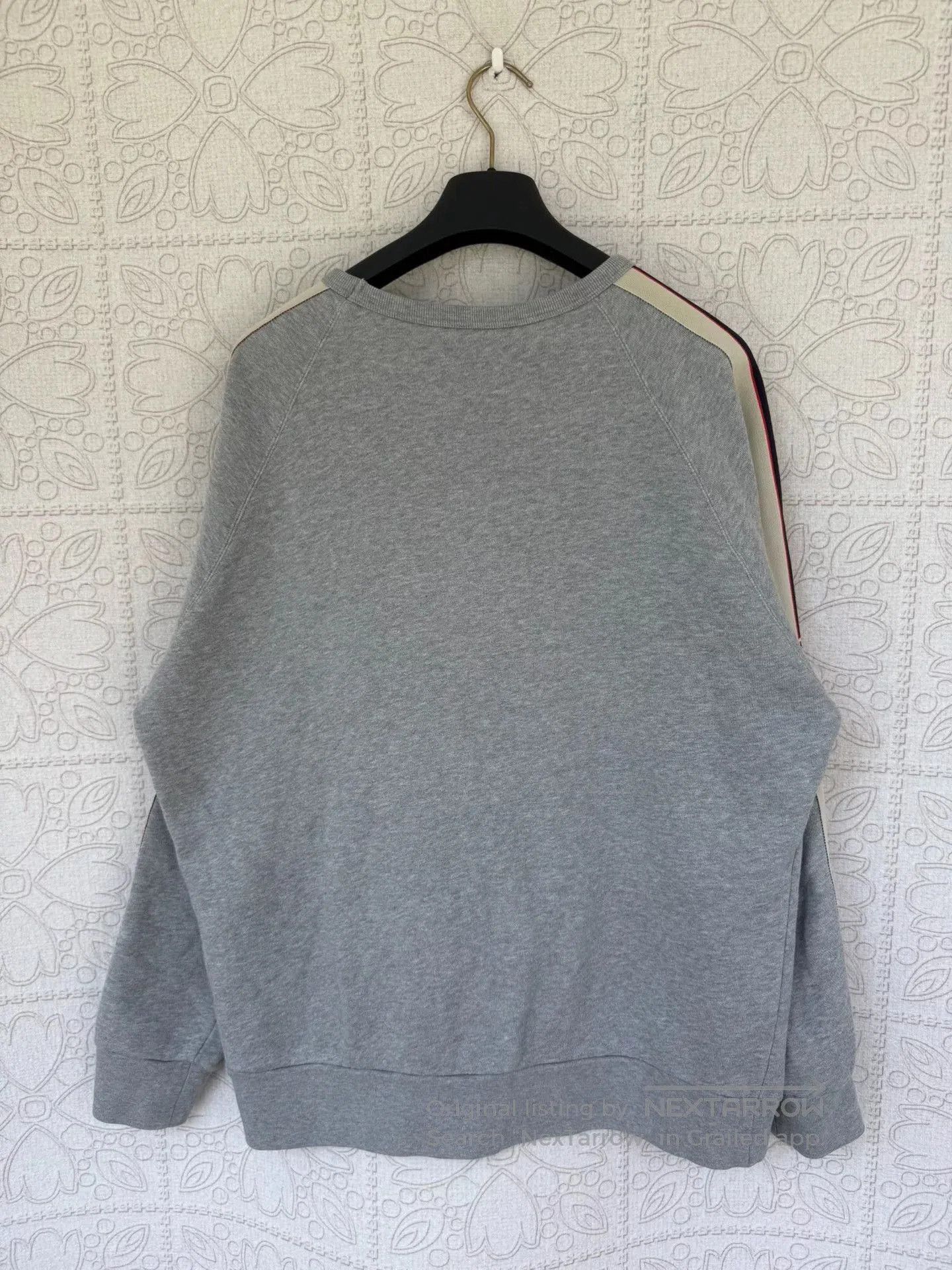 Gucci gucci logo sweatshirt in gray with stripes. Size US L / EU 52-54 / 3 - 2 Thumbnail