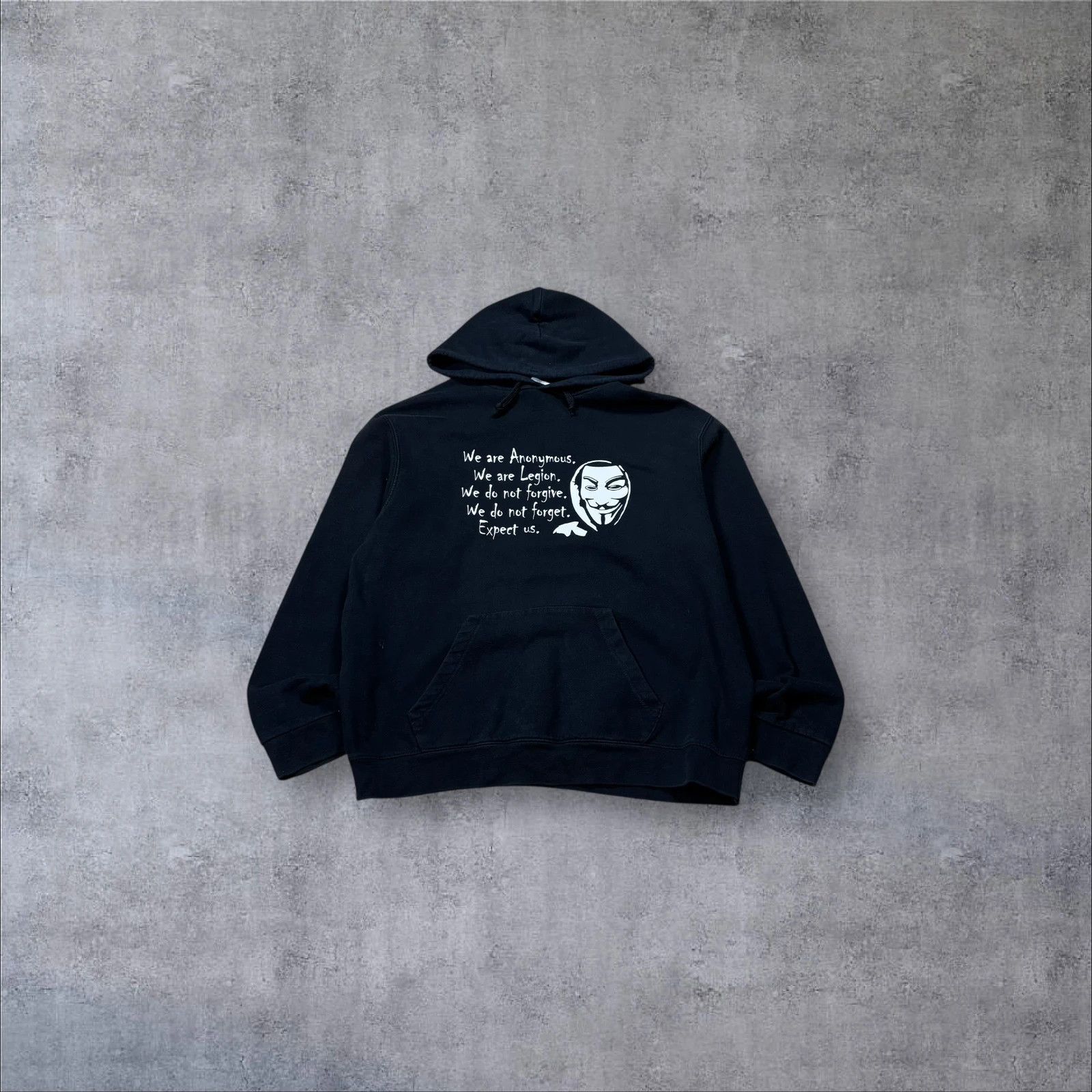 Japanese Brand Anonymous “We Are Legion” Hoodie XL Size US XL / EU 56 / 4 - 1 Thumbnail