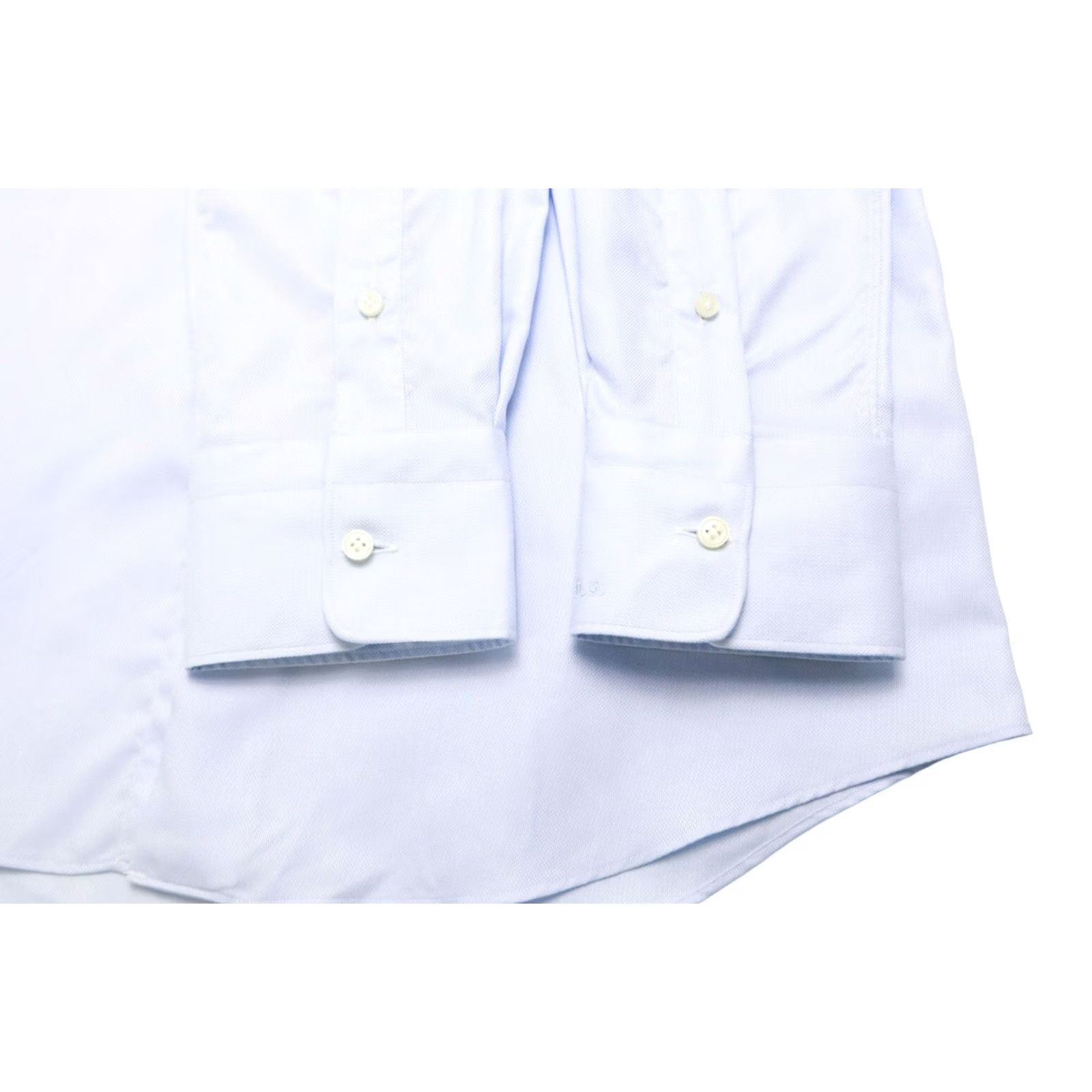 Suitsupply Suitsupply Extra Slim Fit Formal Shirt Men's LARGE Blue Spread Collar Button Up Size 42R - 5 Thumbnail