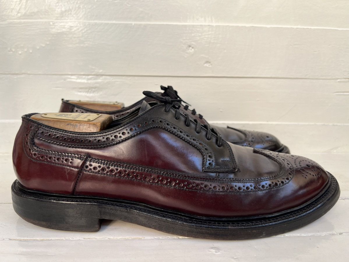 Hanover Hanover LB Sheppard Brown Longwing Shell Codovan Dress Shoes Size US 9.5 / EU 42-43 - 6 Thumbnail