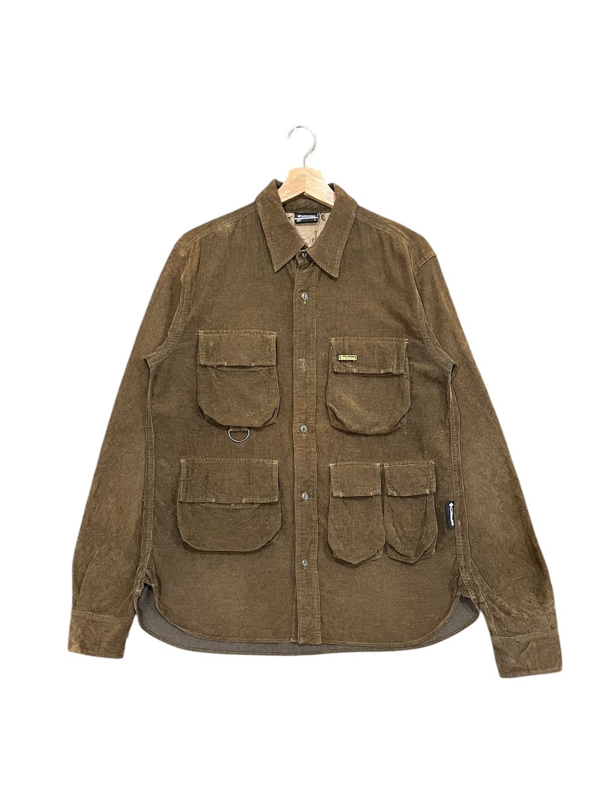 Barbour × Columbia Binding Accept 🔥 Columbia Barbour Style Corduroy Tactical Size US L / EU 52-54 / 3 - 1 Thumbnail