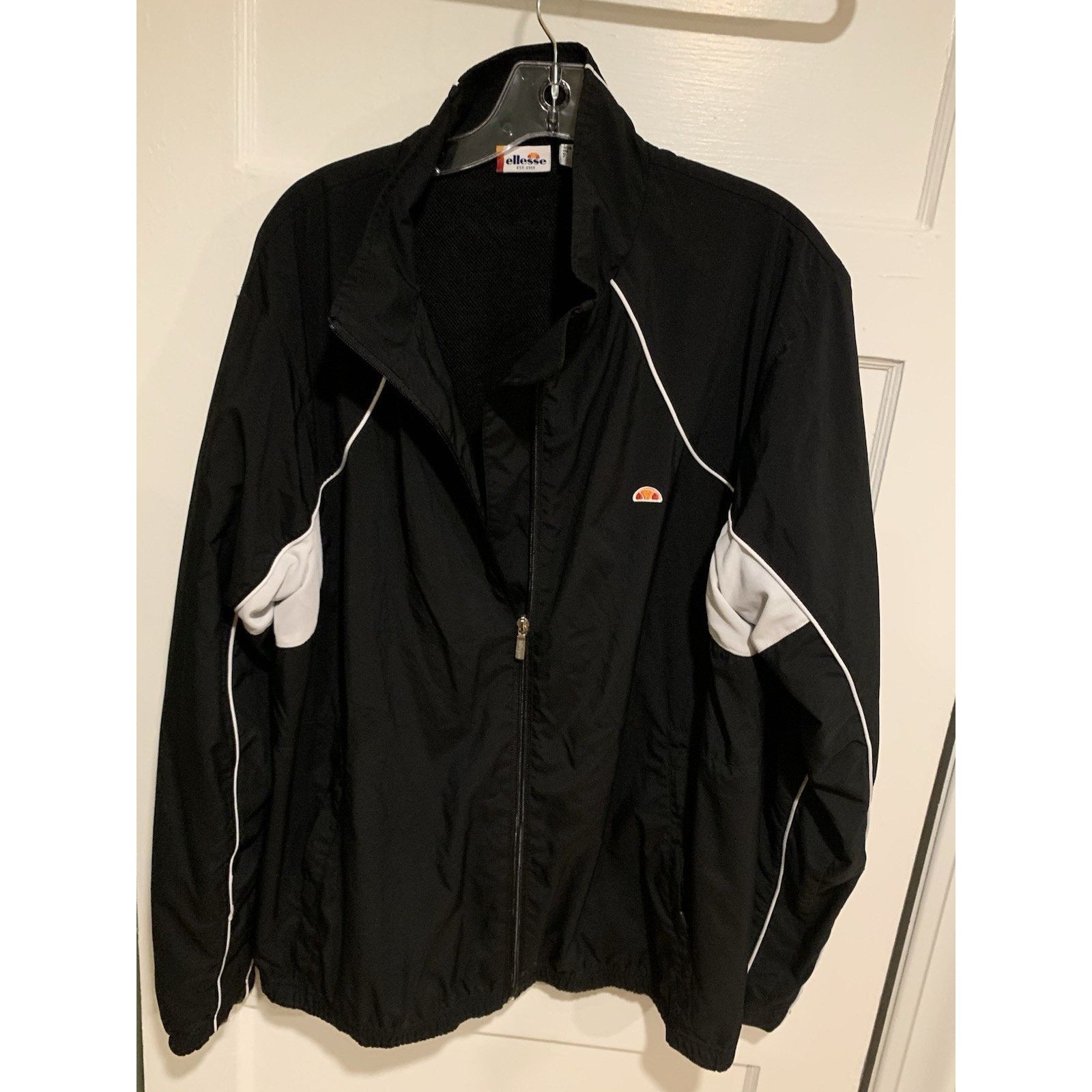 Ellesse Ellesse Jacket Men’s X-Large Full Zip Mock Neck Windbreaker Size US XL / EU 56 / 4 - 2 Thumbnail
