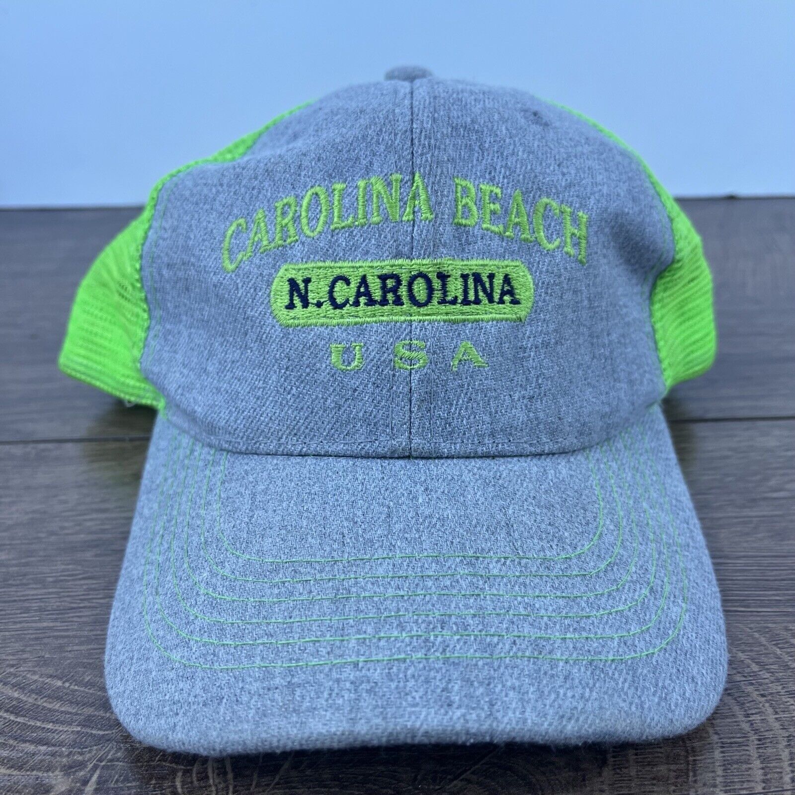 Other Carolina Beach Hat USA Snapback Hat Gray Hat Adjustable Gray Size ONE SIZE - 1 Thumbnail