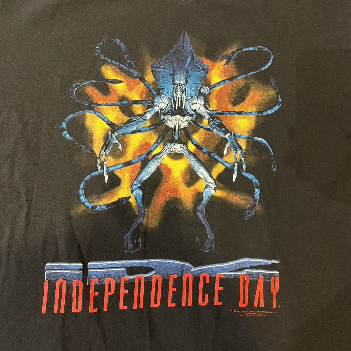 Hanes 1994 Independence Day T promo shirt Size US XL / EU 56 / 4 - 2 Thumbnail