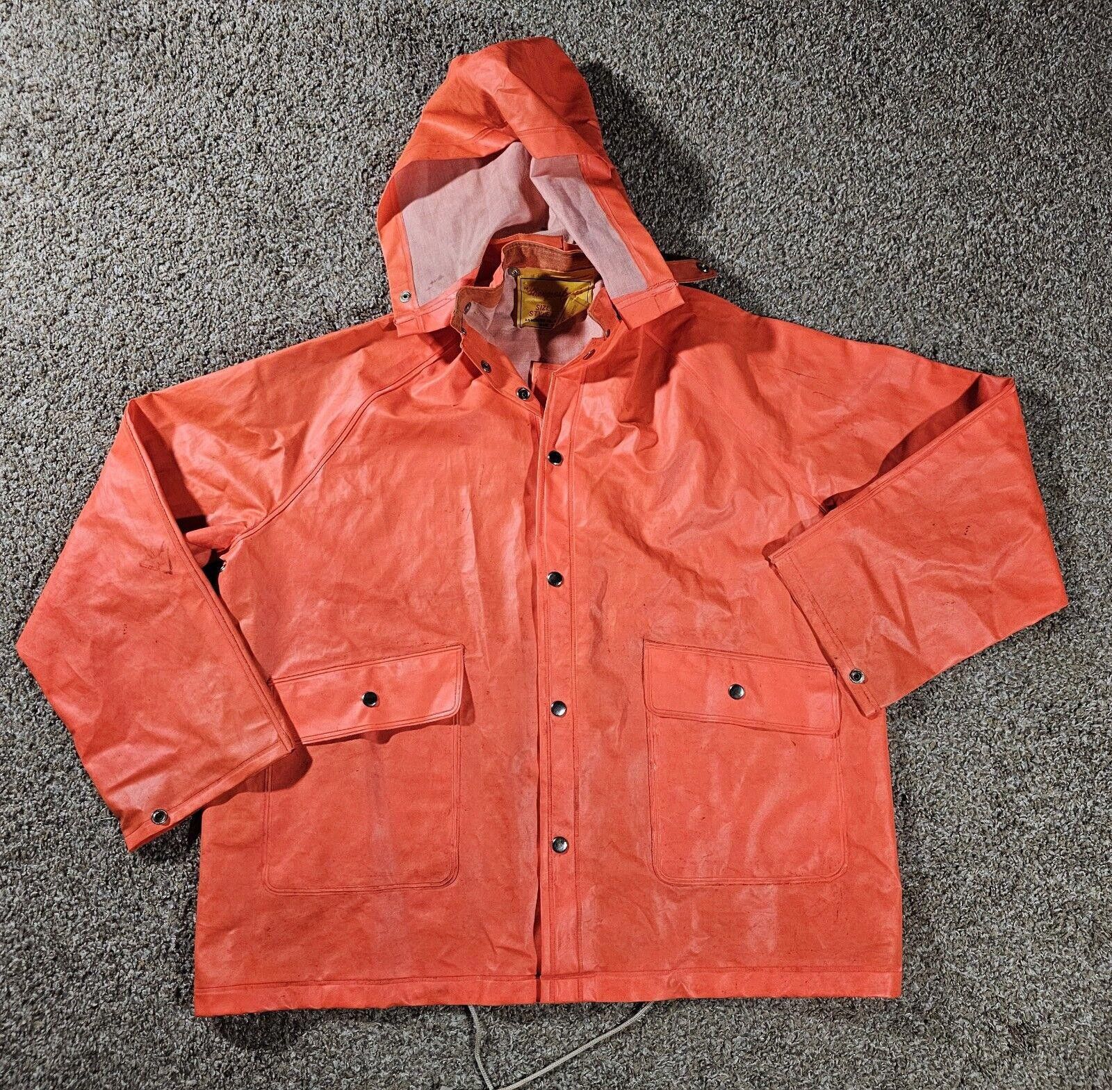 Designer Thermosport Jacket Medium Orange Rain Coat Utility Size US M / EU 48-50 / 2 - 1 Thumbnail