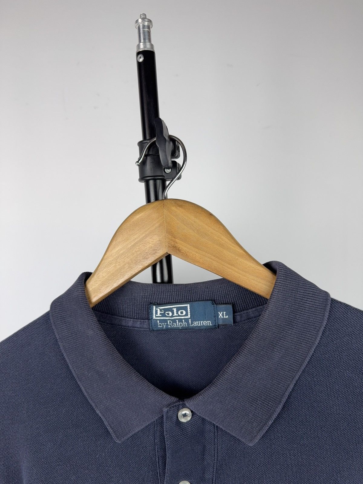 Polo Ralph Lauren Vintage 90s Polo Ralph Lauren #9 Big Pony Faded Polo Shirt Size US L / EU 52-54 / 3 - 5 Thumbnail