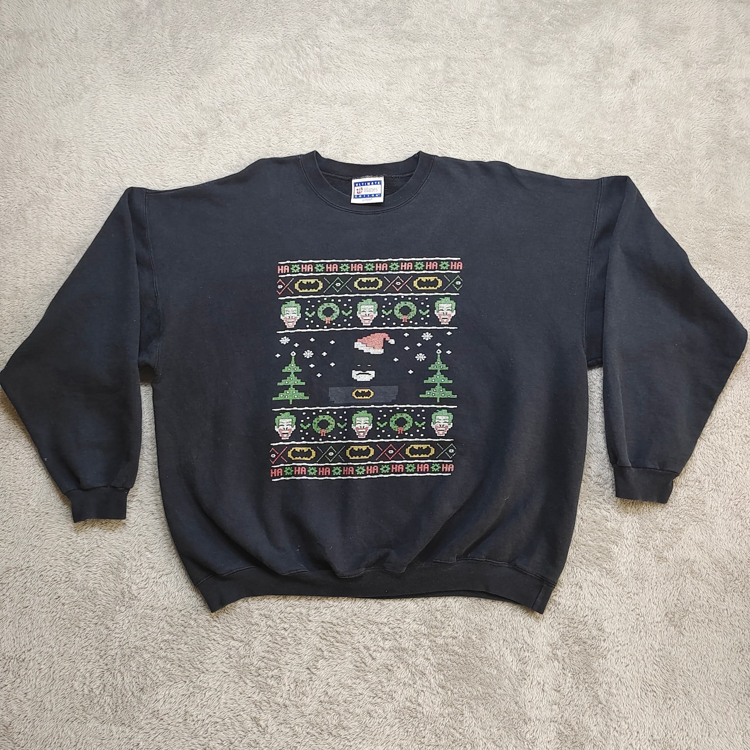 DC Comics DC Comics Batman Joker Ugly Christmas Funny Ha Ha Ha Size US XL / EU 56 / 4 - 1 Thumbnail