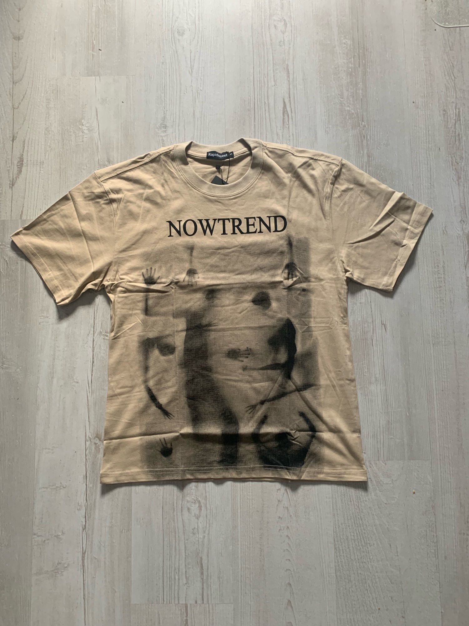 Vintage Now trend Design Shadow Printed Vintage T Shirt Size US L / EU 52-54 / 3 - 1 Thumbnail
