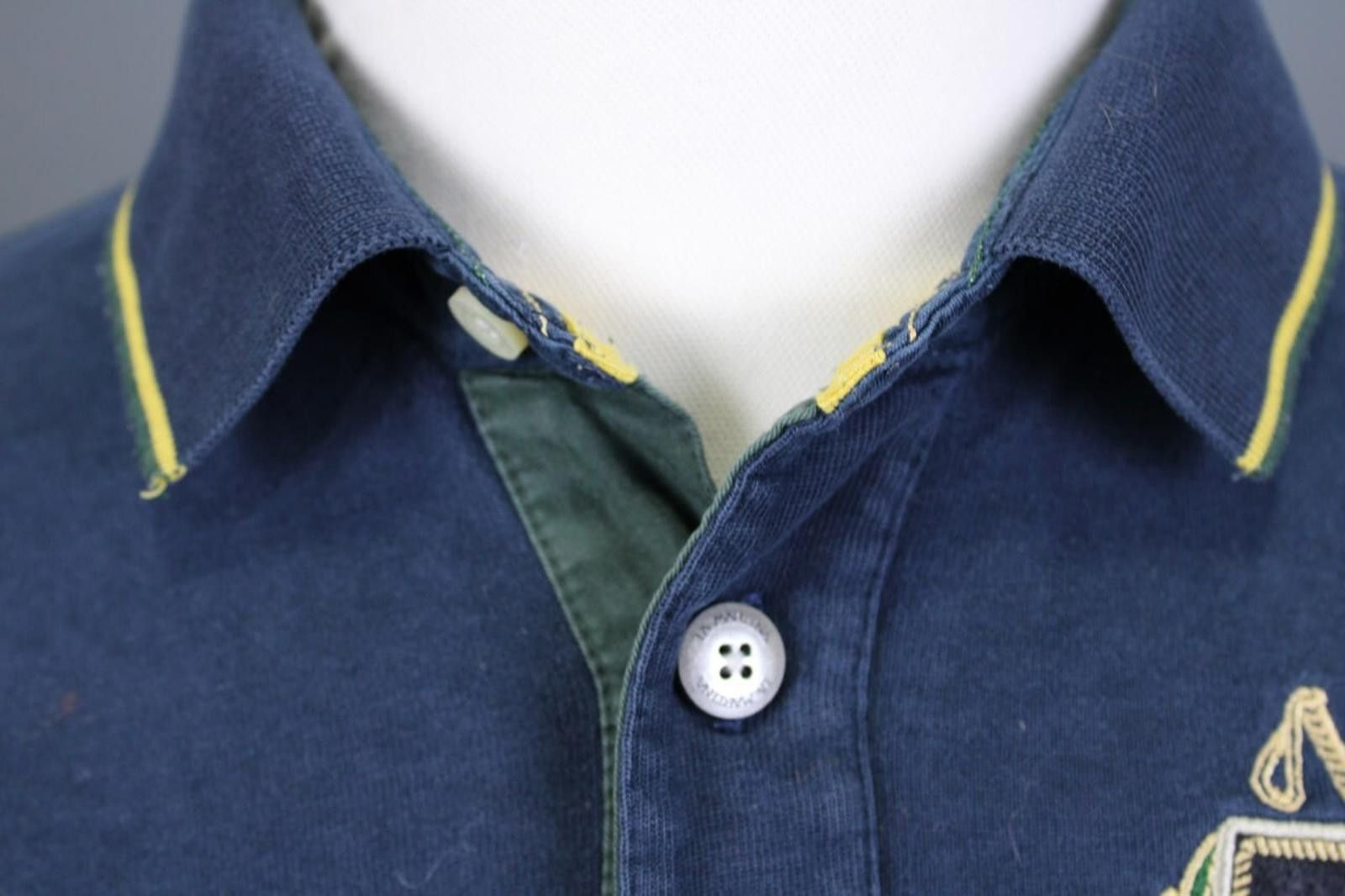 La Martina La Martina Buenos Aires Blue Varsity Polo Shirt Size M Size US M / EU 48-50 / 2 - 5 Thumbnail
