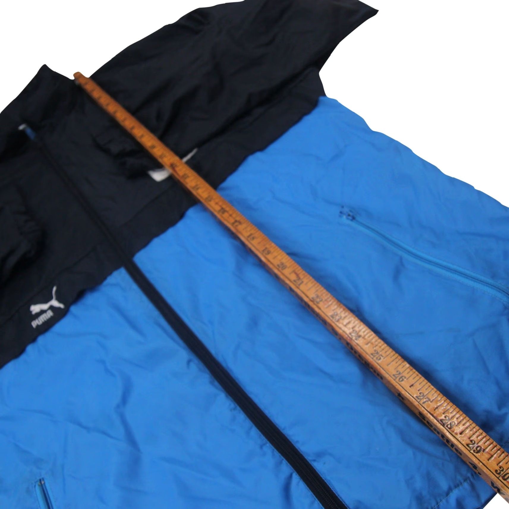 Puma VINTAGE Puma x German Military Mens XXL Packable Windbreaker Jacket Blue Size US XL / EU 56 / 4 - 6 Thumbnail