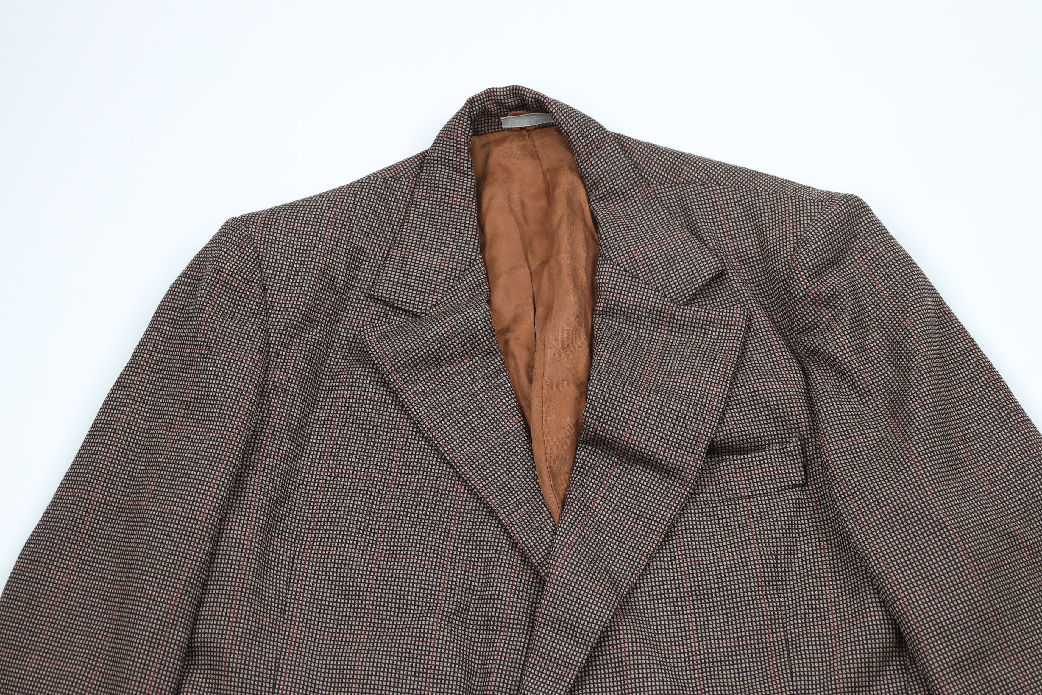 Other Vintage 70s Streetwear Thrashed 2 Piece Heavy Wool Suit Size 40L - 5 Thumbnail