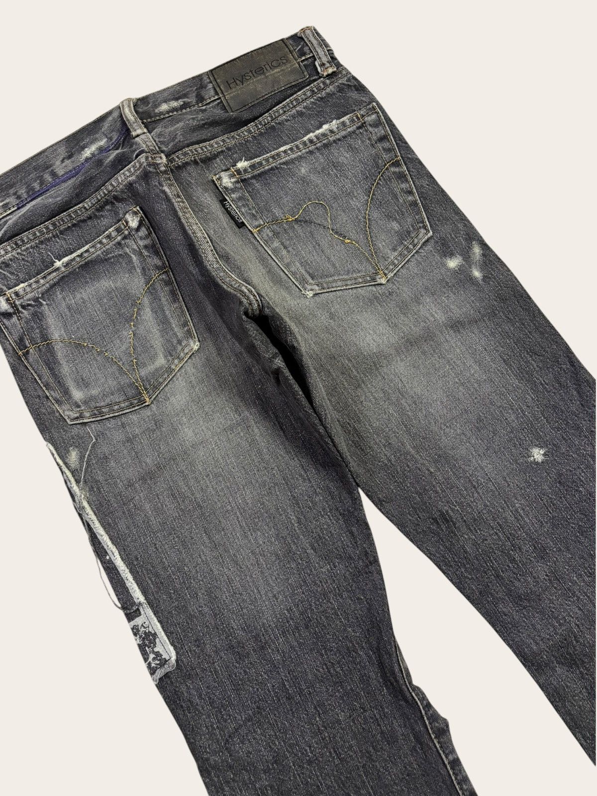 Hysteric Glamour Exclusive🔥 Hysteric Glamour x Destroy All Monsters Jeans Size US 30 / EU 46 - 9 Thumbnail
