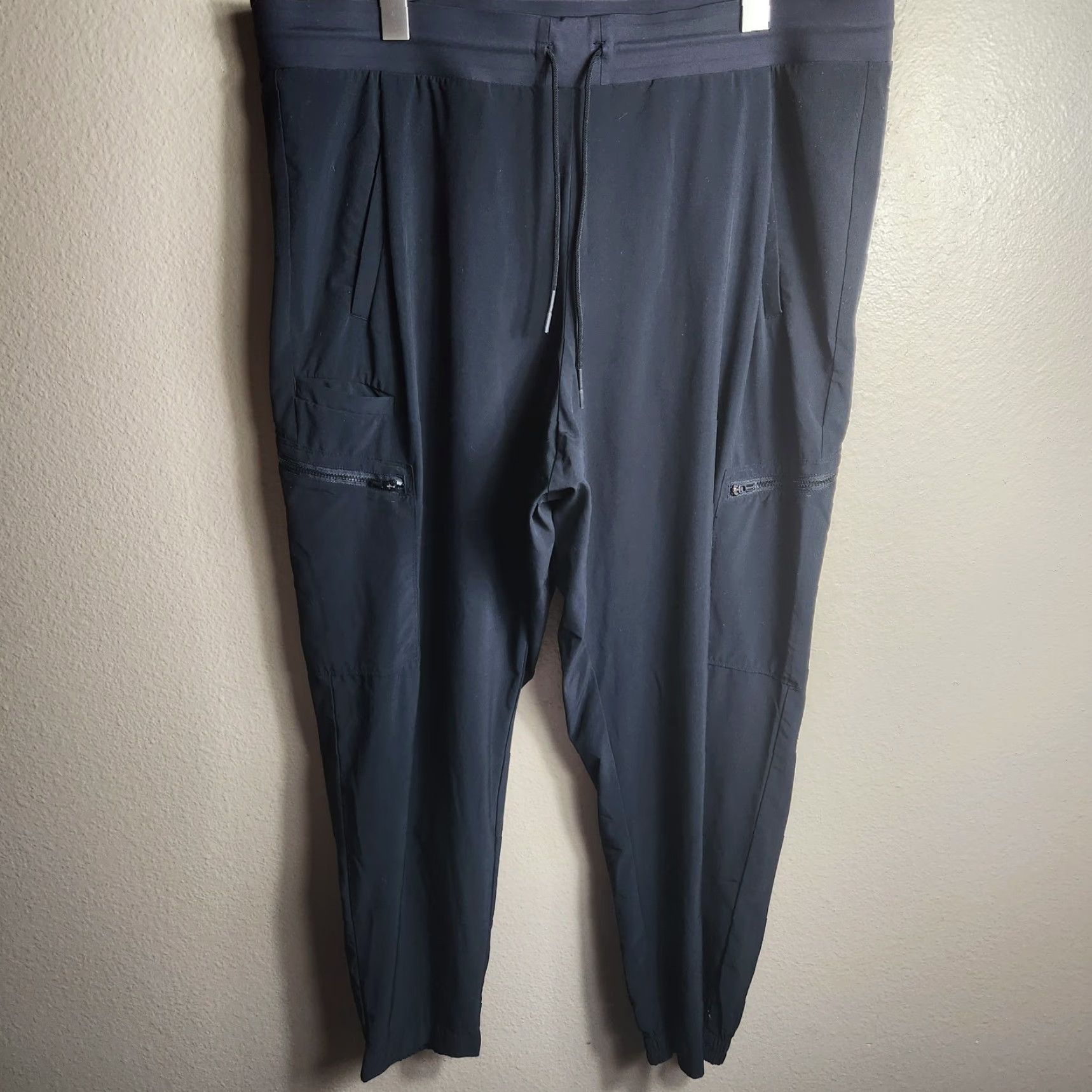 Athleta Athleta Womens 18 Black Venture Jogger Pant #566665 Size 40" / US 18 - 2 Thumbnail