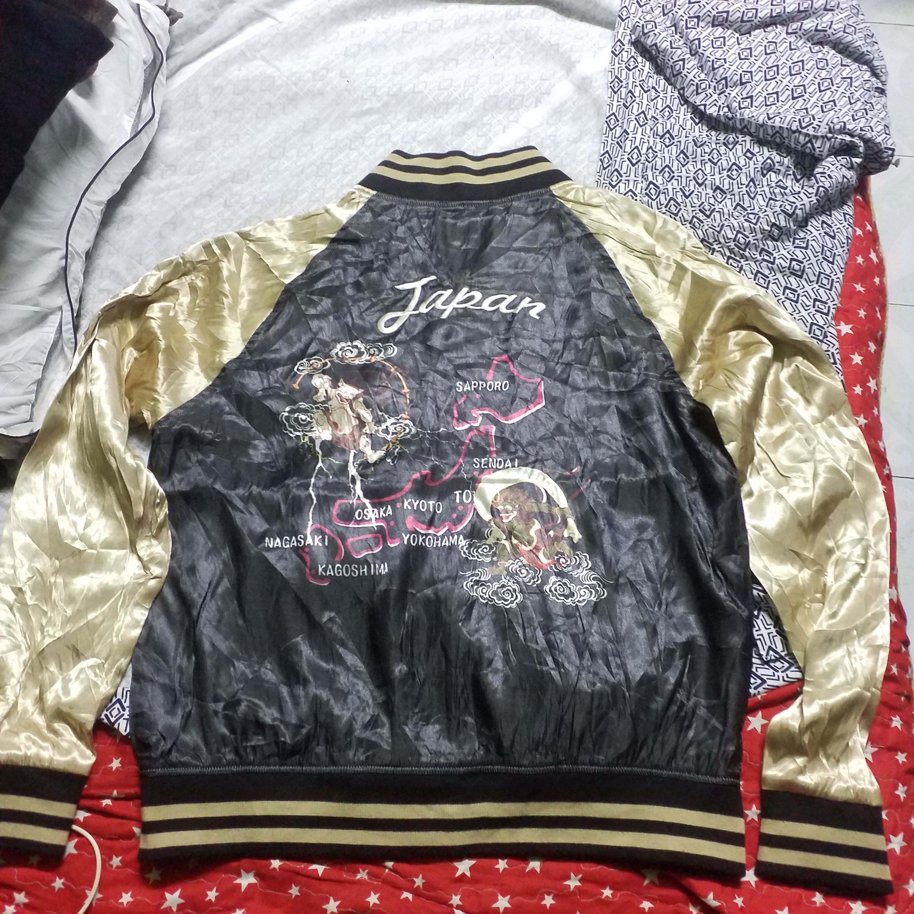 Other SUKAJAN JAPAN VARSITY SHINY COLOUR RARE PICTURE Size US XXL / EU 58 / 5 - 5 Thumbnail
