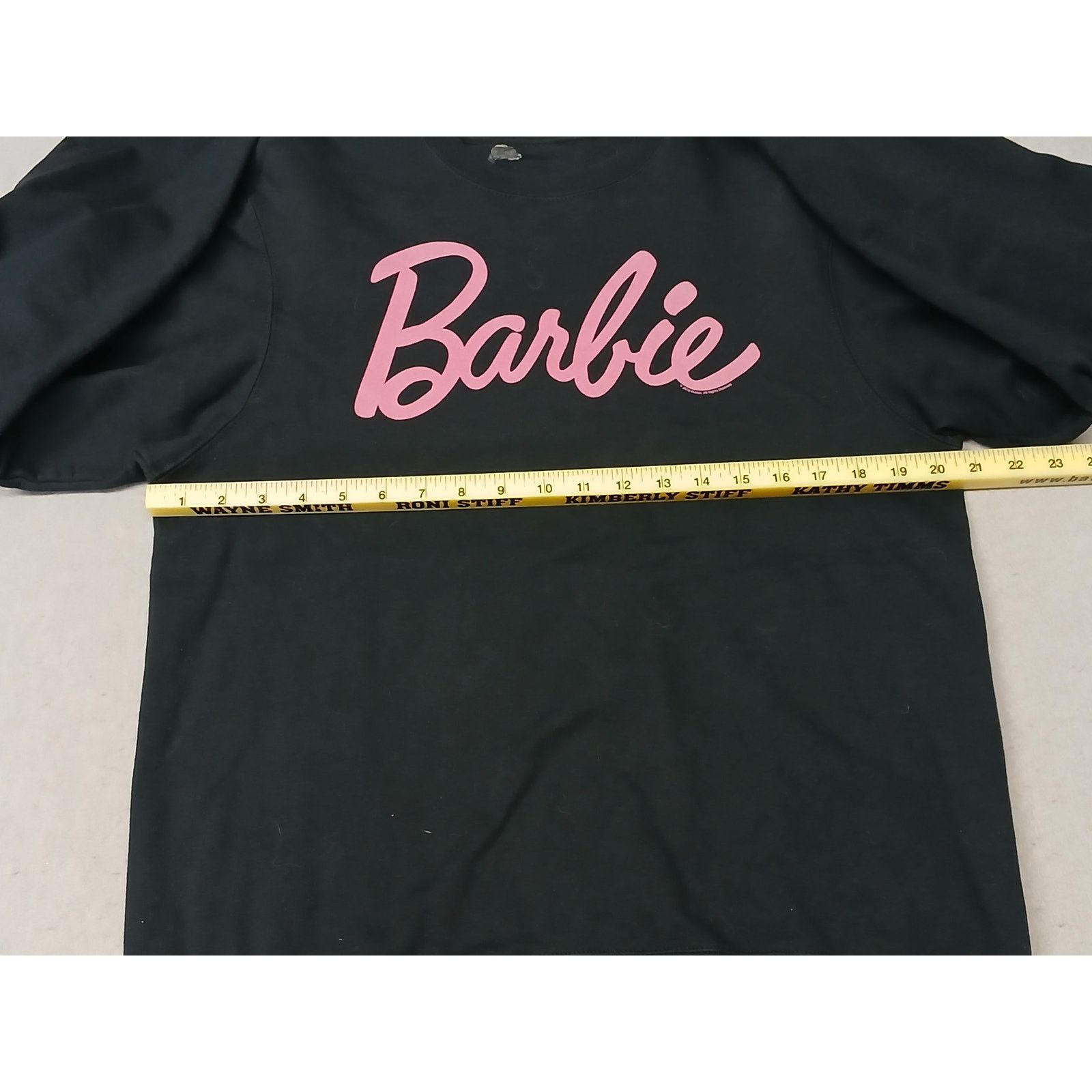 Other Mattel (No Size) Women's Black Crew Neck Pullover Sweatshirt Size ONE SIZE - 3 Thumbnail