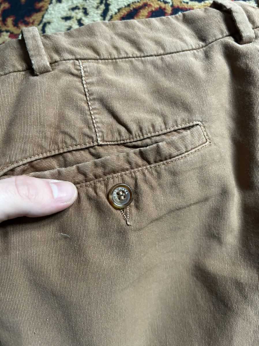 Loro Piana × Vintage Vintage Loro Piana chino pants Size US 36 / EU 52 - 19 Thumbnail