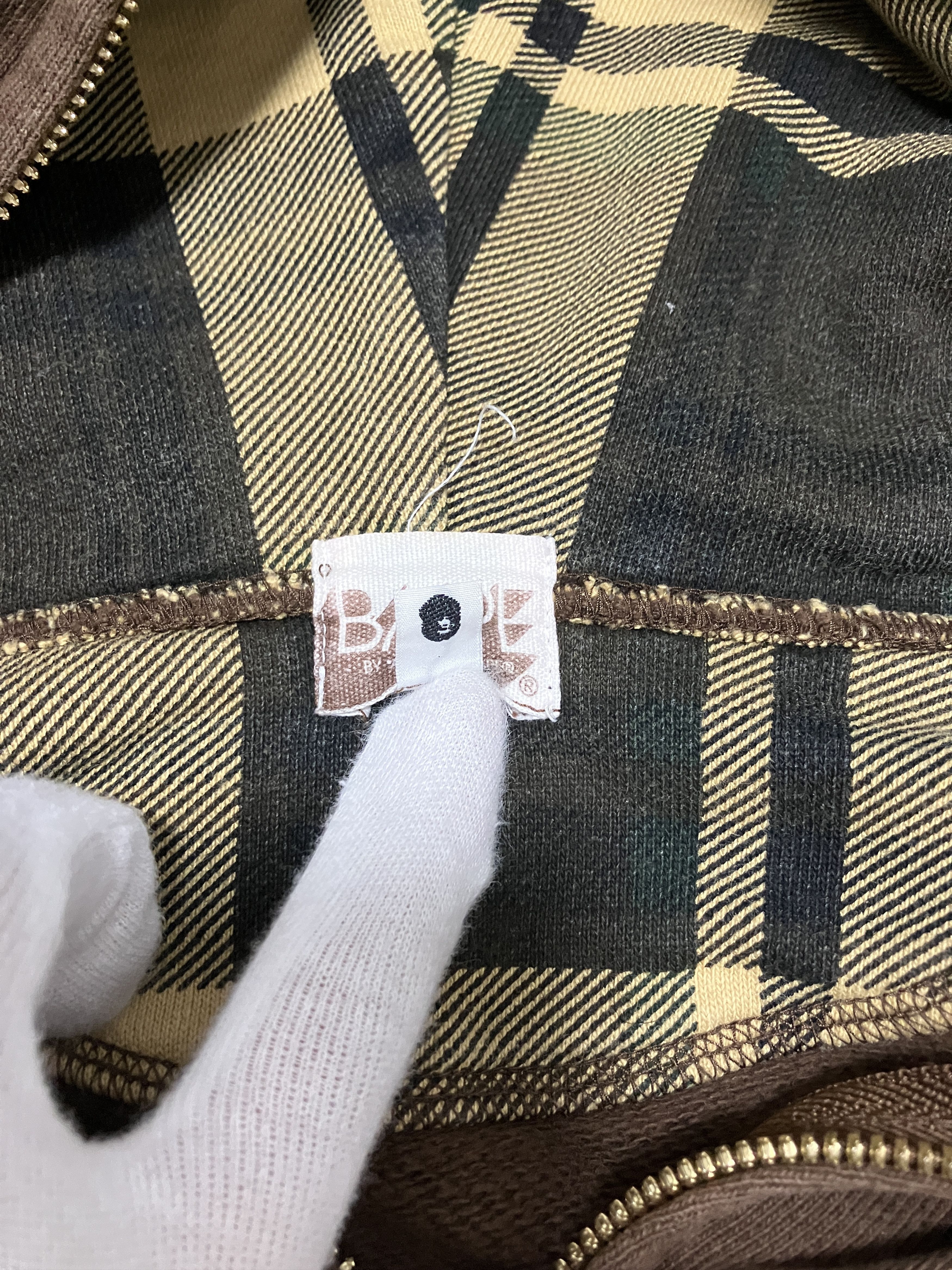 Bape OG Bape Brown Multi Patch Full Zip Hoodie Size US L / EU 52-54 / 3 - 8 Thumbnail