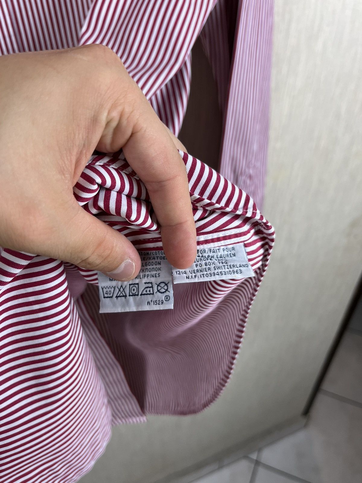 Polo Ralph Lauren × Ralph Lauren × Vintage Vintage Polo Ralph Lauren 90s striped shirt chest small logo Size US L / EU 52-54 / 3 - 20 Thumbnail