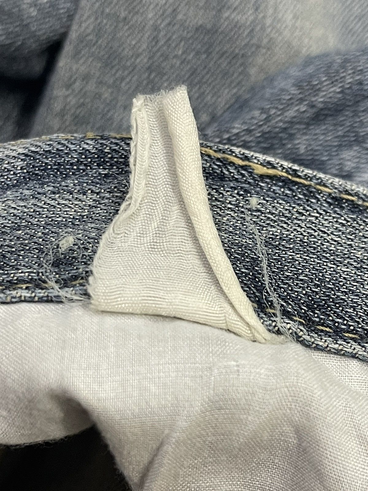 If Six Was Nine Vintage Japanese Brand Blue Faded Wash Style Flare Jeans Size US 32 / EU 48 - 10 Thumbnail