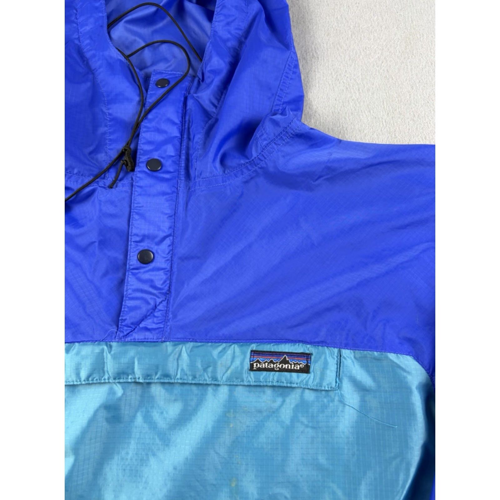 Patagonia VINTAGE Patagonia Windbreaker Jacket S Hooded Blue 90s Mens Nylon Snap Size US S / EU 44-46 / 1 - 2 Thumbnail