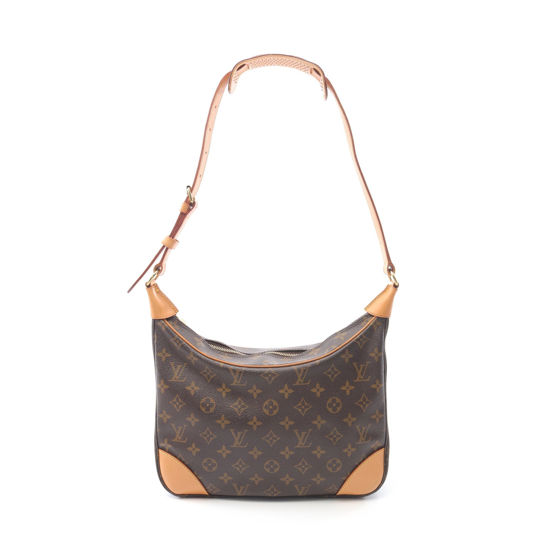 Louis Vuitton Louis Vuitton Boulogne Pm Monogram Shoulder Bag Leather Brown Size ONE SIZE - 1 Thumbnail